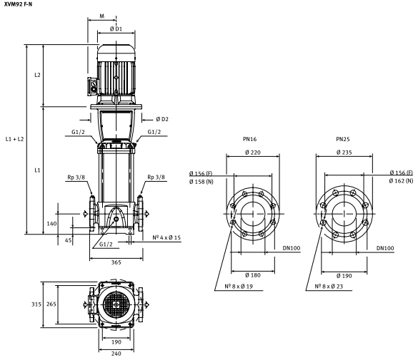 ������������ ���������������� ������ ����� XVM92 03N220T 400/690, ���. 140975