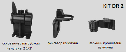 Погружные одноступенчатые насосы с горизонтально расположенным нагнетательным патрубком Drainex 300M A