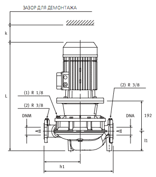 ������������ ������������ �� ����������� � �������� �������� FLSD 50-160/22 230/400 ���. 0000143007