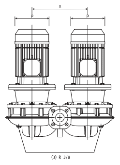 ������������ ������������ �� ����������� � �������� �������� FLSD 50-160/22 230/400 ���. 0000143007