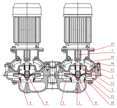 ������������ ������������ �� ����������� � �������� �������� FLSD 50-160/22 230/400 ���. 0000143007
