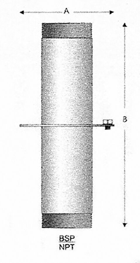 ��������� �������� 1/2", ����� �� 50 �� 100 ��, ����������� ����� ���: VI-TJ-050-100